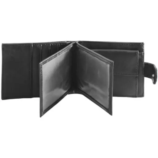 Rhett Distressed Look PU Wallet Black All